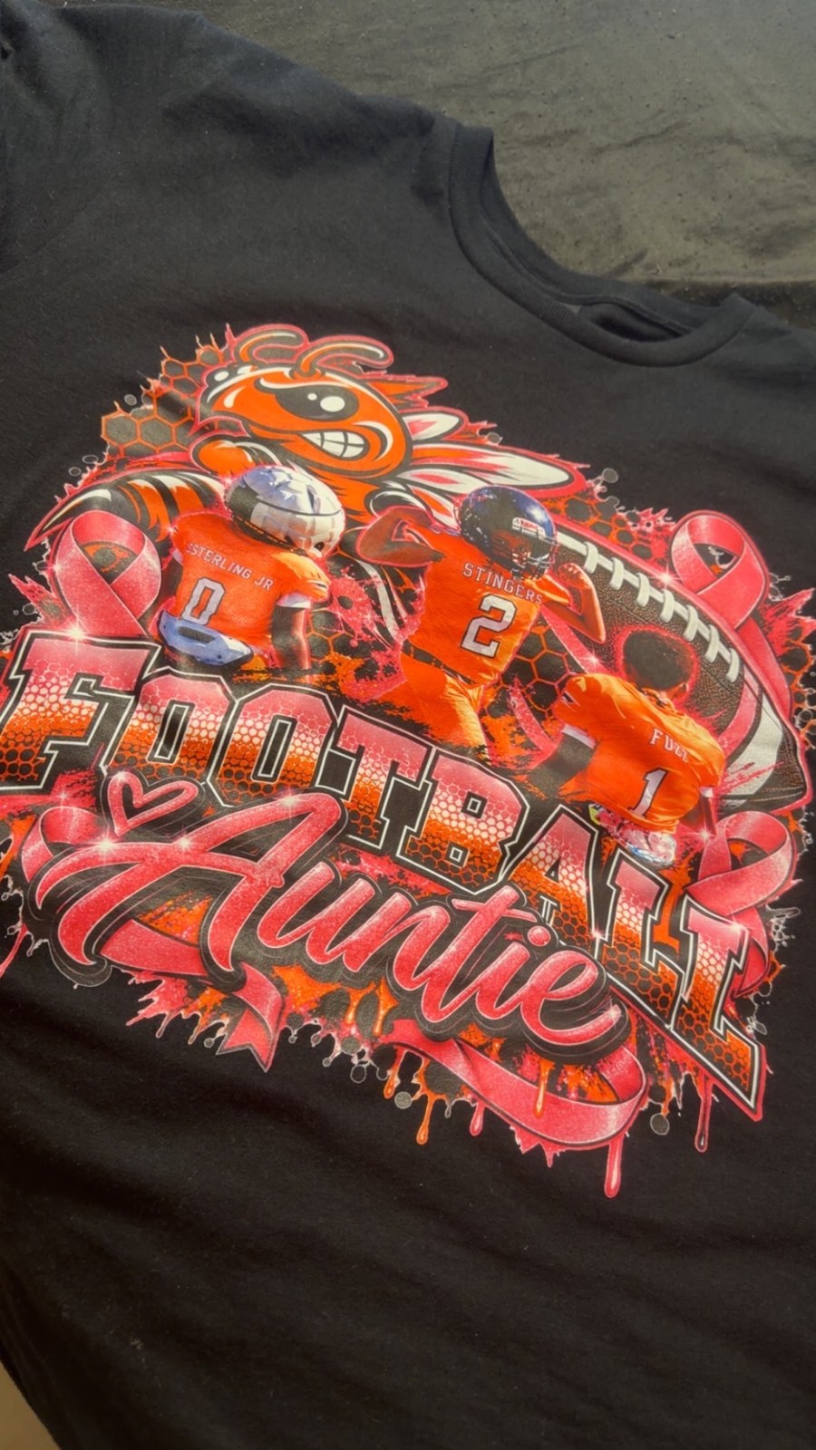 Football Auntie custom shirt