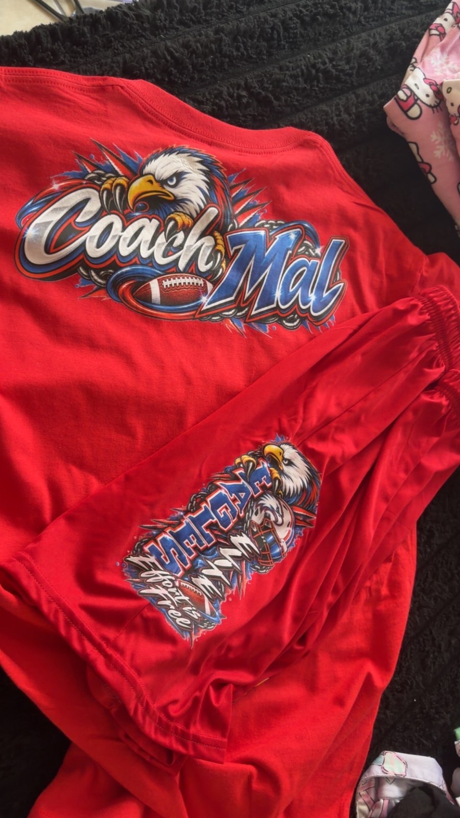 Coach Mel custom shirt set